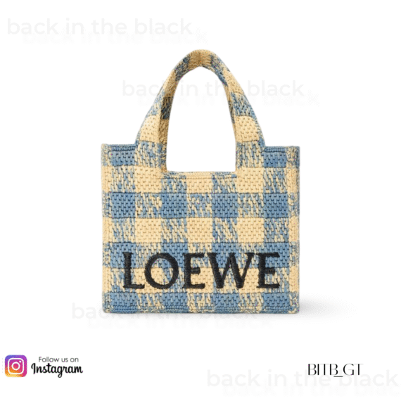 Loewe  Bolso LOEWE Font Tote pequeño en rafia Beige