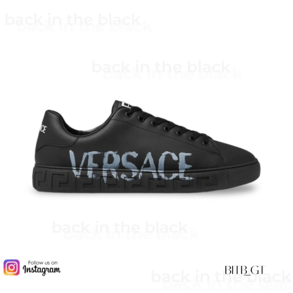 Zapatillas Versace Greca Logo Negro