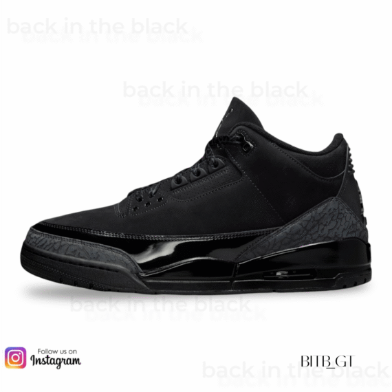 Jordan 3 black cat
