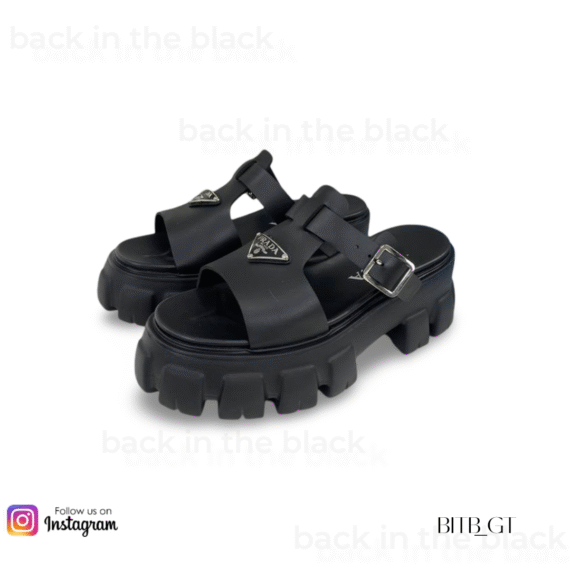 Sandalias Prada Monolith Foam Rubber 55mm
