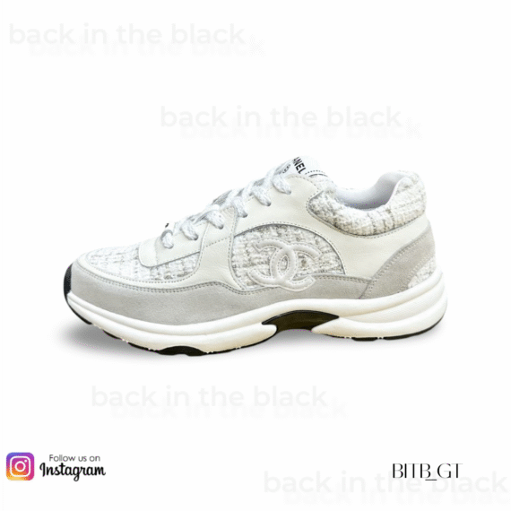 Chanel 23s White Sneakers, Luxury