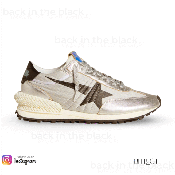 Goose Marathon Silver Ripstop Black Star